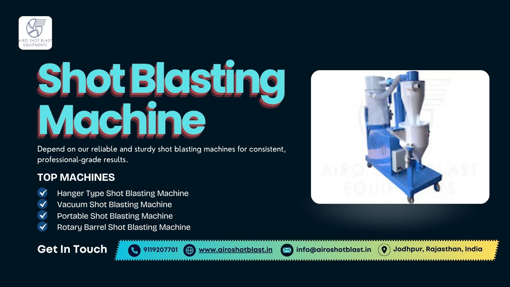 The Environmental Benefits of Modern Shot Blasting&nbsp;Machines